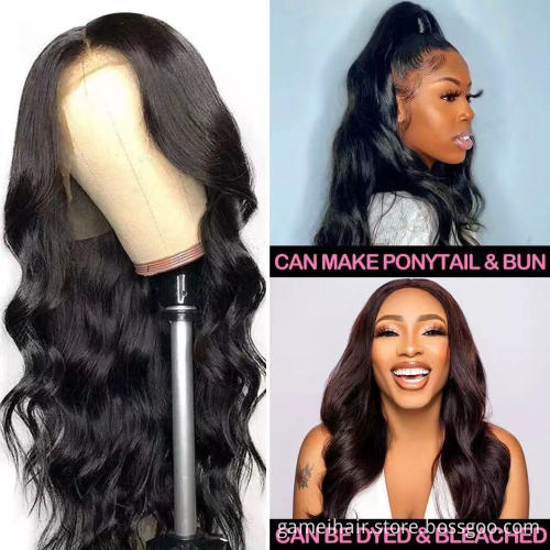 For Black Women Kinky Straight Raw Indian Virgin Human Hair Glueless Hd Full Lace Front Wig Cheap Transparent Lace Frontal Wig